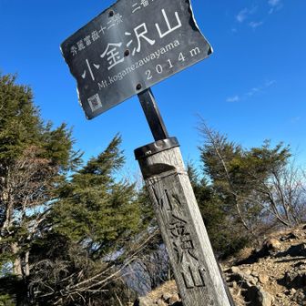 からの小金沢山
2,014㍍