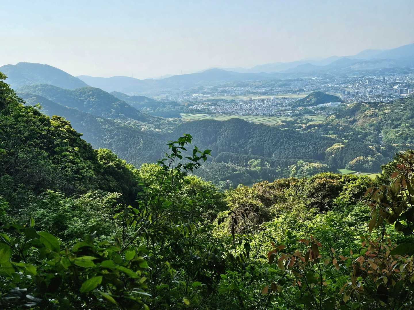 西山、古処山、立花山