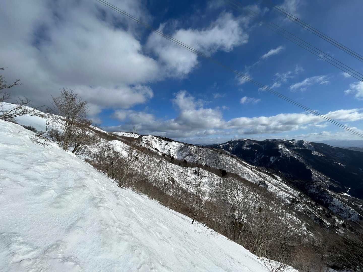 武奈の木平-粟柄越-赤坂山-赤坂山登山口 縦走コースの写真