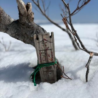 小さな標識だね