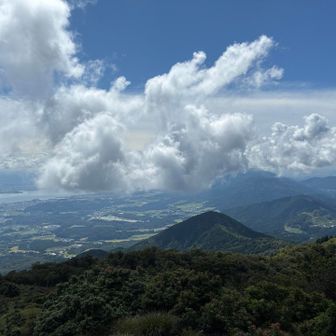 パスした霊仙山⛰️
見た目可愛いのにむちゃひどい目に合うんですよ😆急登と藪蚊