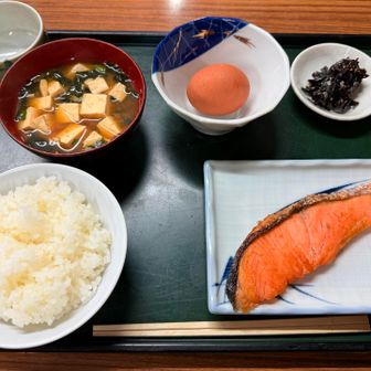 朝食をいただき