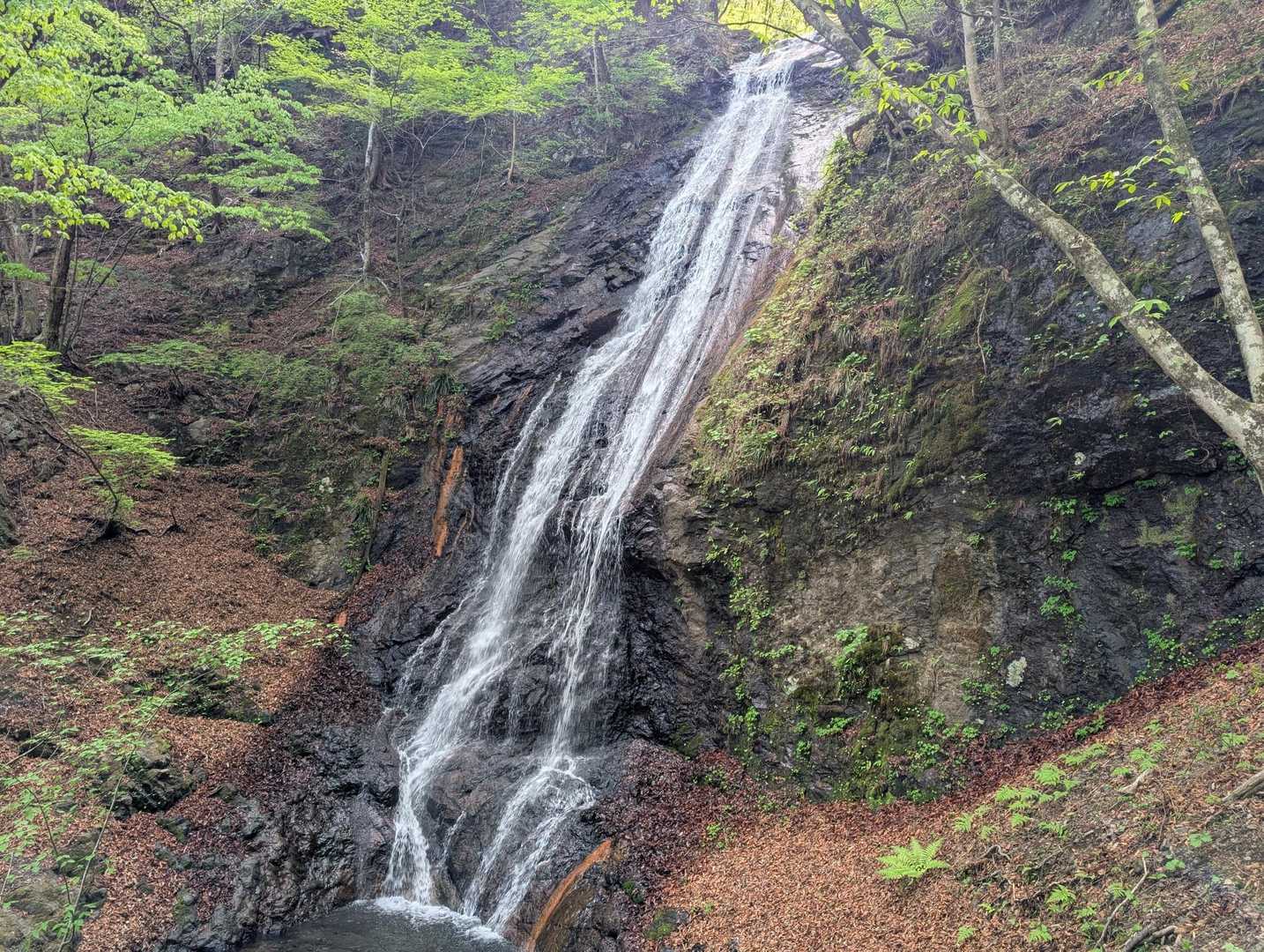 三段の滝の最上段