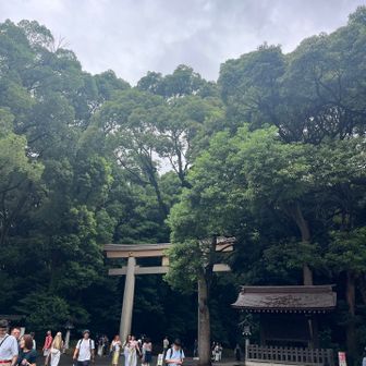 すでに結構歩きました
これで明治神宮とはお別れです
次に行きます💨