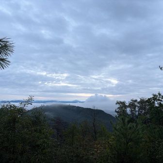 雲海出てるな