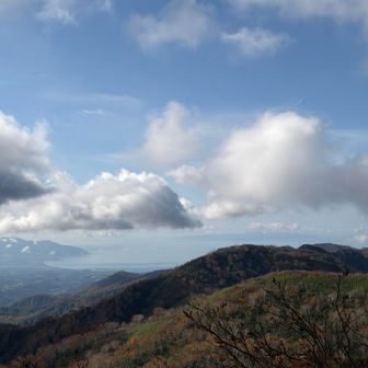 奥尻島が見えた！