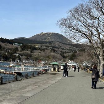 バスに乗って、元箱根で降ります
