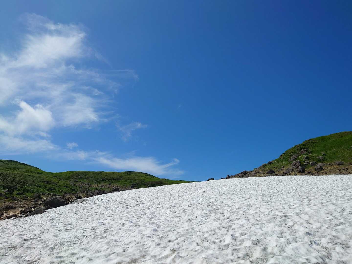 青空広がる、
風が気持ち良し〜