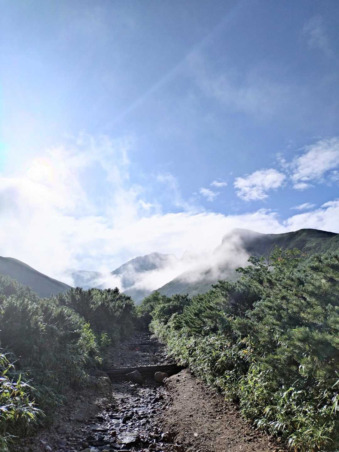 富良野岳-三峰山-上ホロカメットク山 周回コースの写真