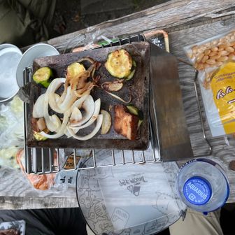 お呼ばれしたBBQ
凄い食材とアルコールの量でした🙇