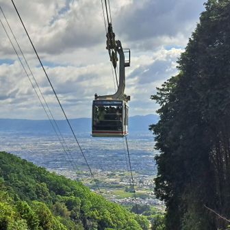 🚠オッサンだけが手を振っていた👋
仕方がないから振り返した👋❤