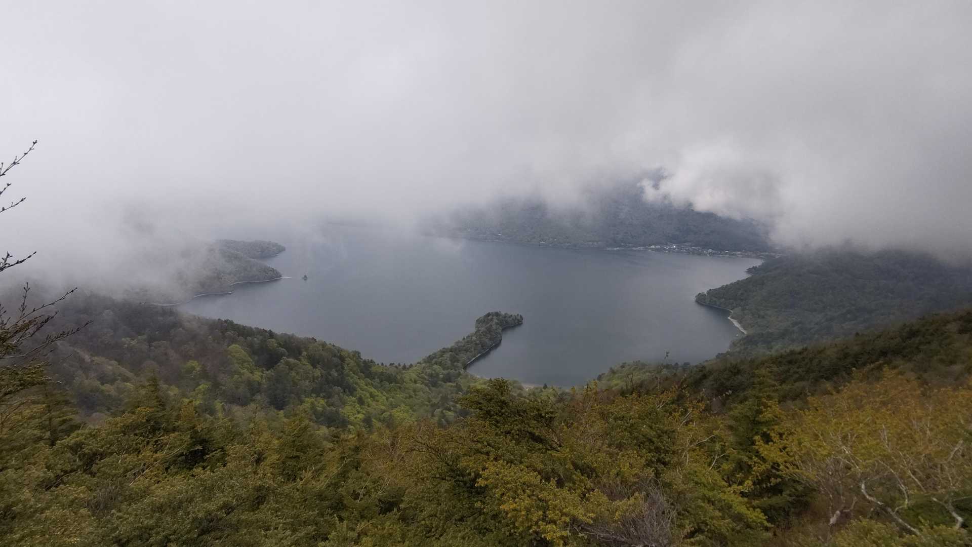 半月山-半月峠-中禅寺山-阿世潟峠-社山 往復コースの写真
