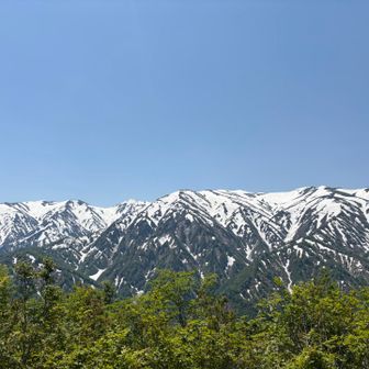 素晴らしい飯豊山連峰