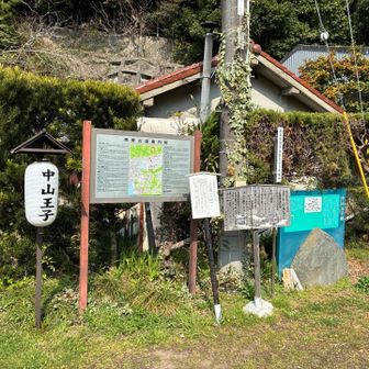 紀伊路で歩いた中山王子も通りました。