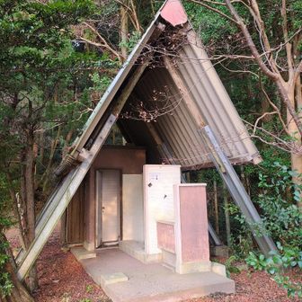 公園にトイレありました🚻
(和式ボットン)