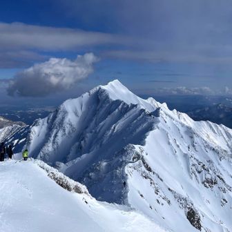 剣ヶ峰までくっきり