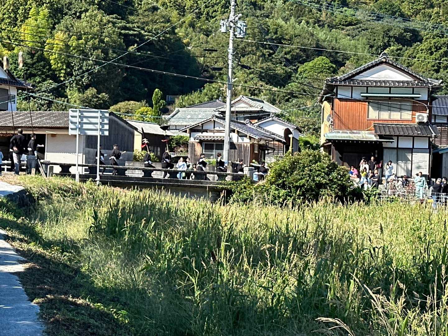 神幸祭の大名行列があっており、運良く見ることができた