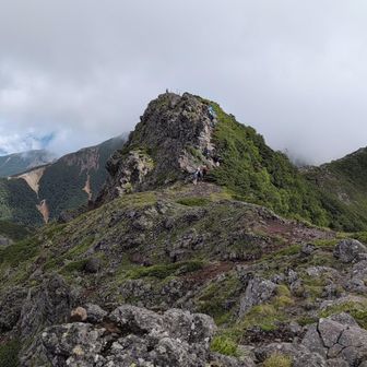 横岳（奥の院）手前