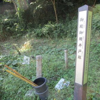 御殿御用井戸跡