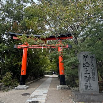 宇治上神社
平等院とともに1994年世界遺産に登録
地味なせいか観光客はまばら