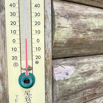5℃だか風のせいで体感-5℃
