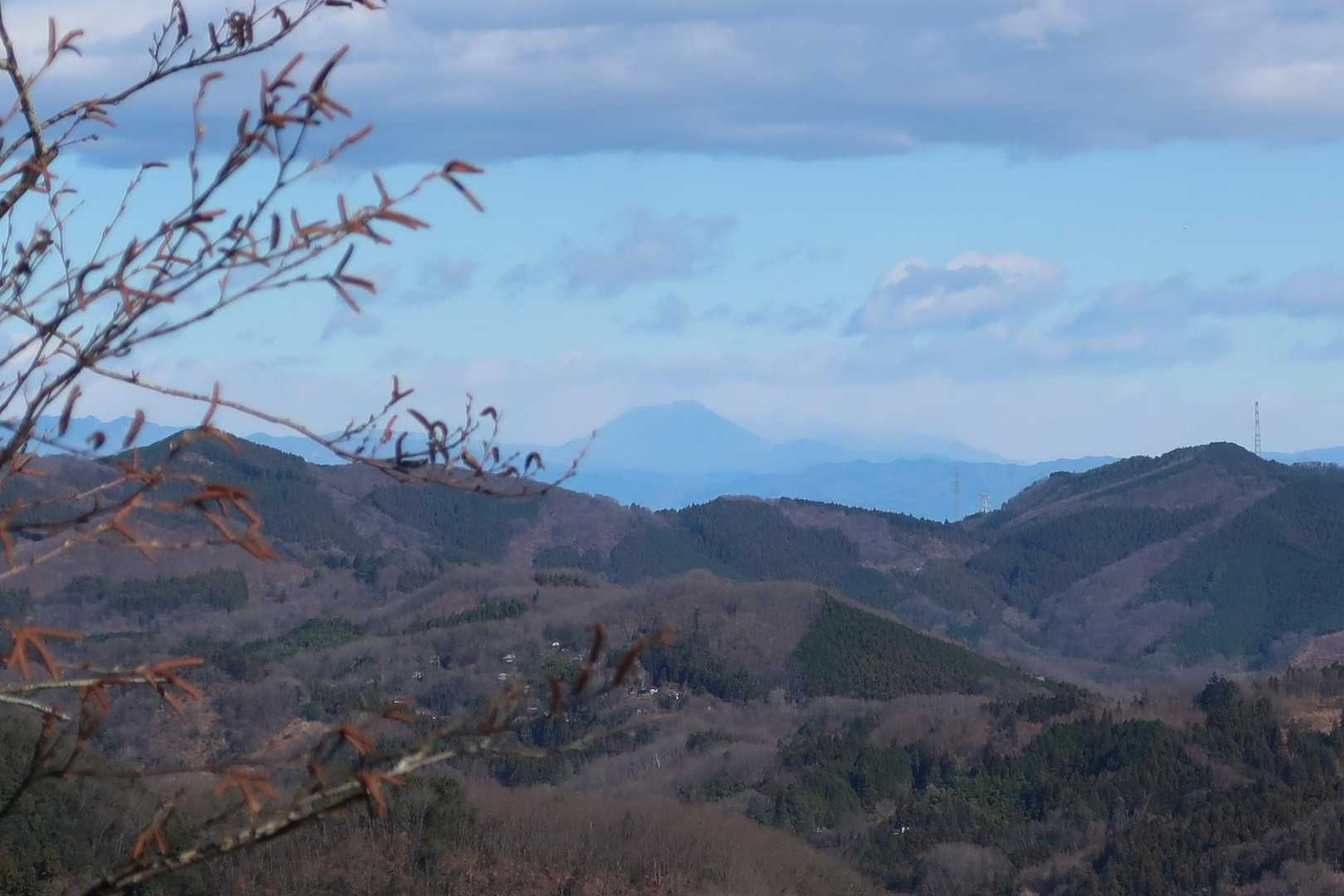 男体山が見えた