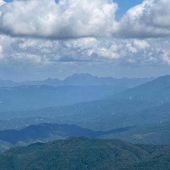 この前登った英彦山も見えた⛰️