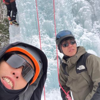 氷点下10度以下🧊
足先痛くて辛い！
講習に参加してる方々に聞いてみたら足指の冷えは全然問題ないとの事で、やはり私は体質的に圧倒的に雪山は向いていない確定