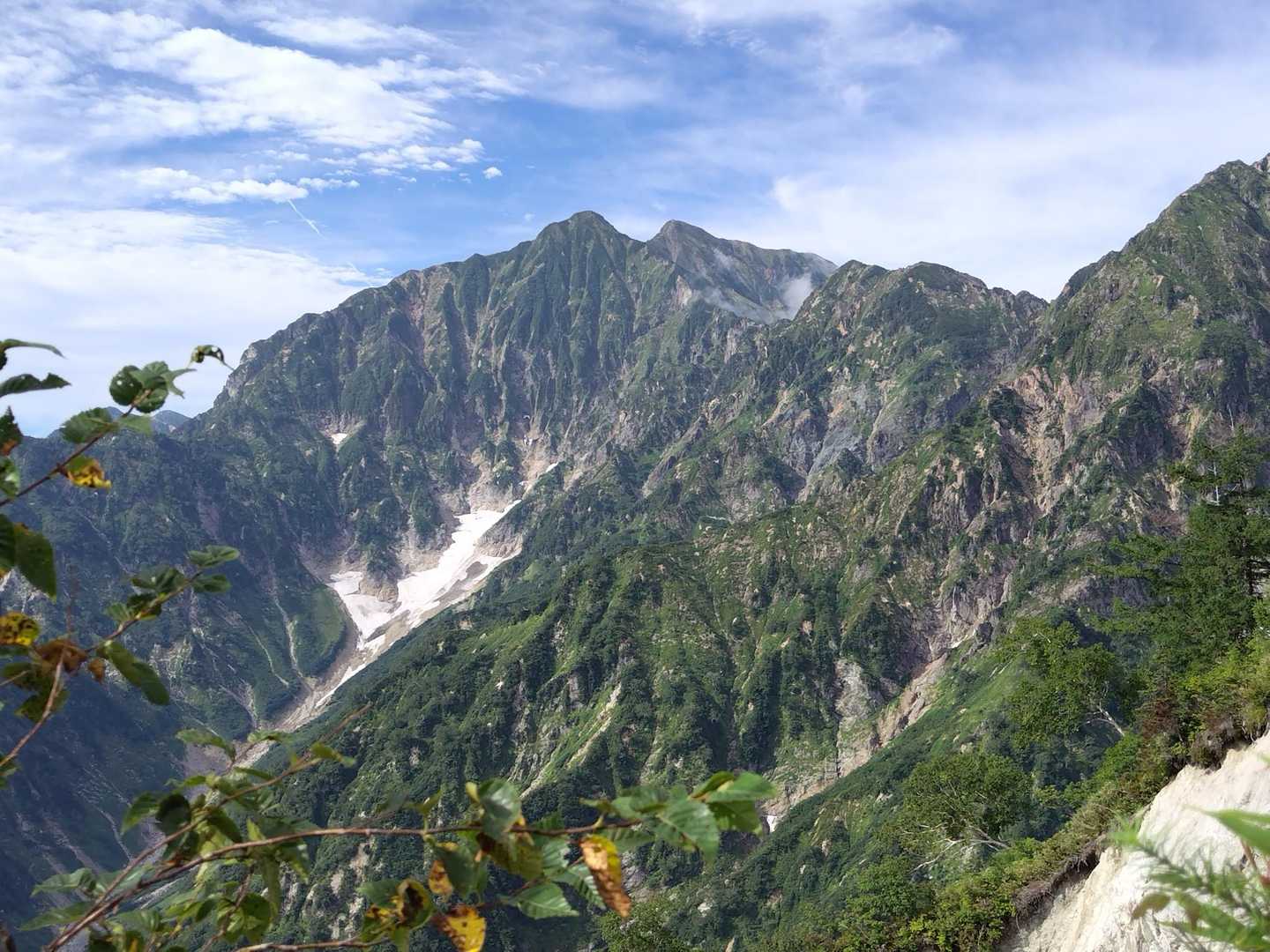 双耳峰の　鹿島槍😍