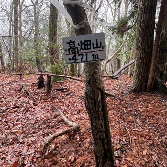 着きました〜高畑山✌️
