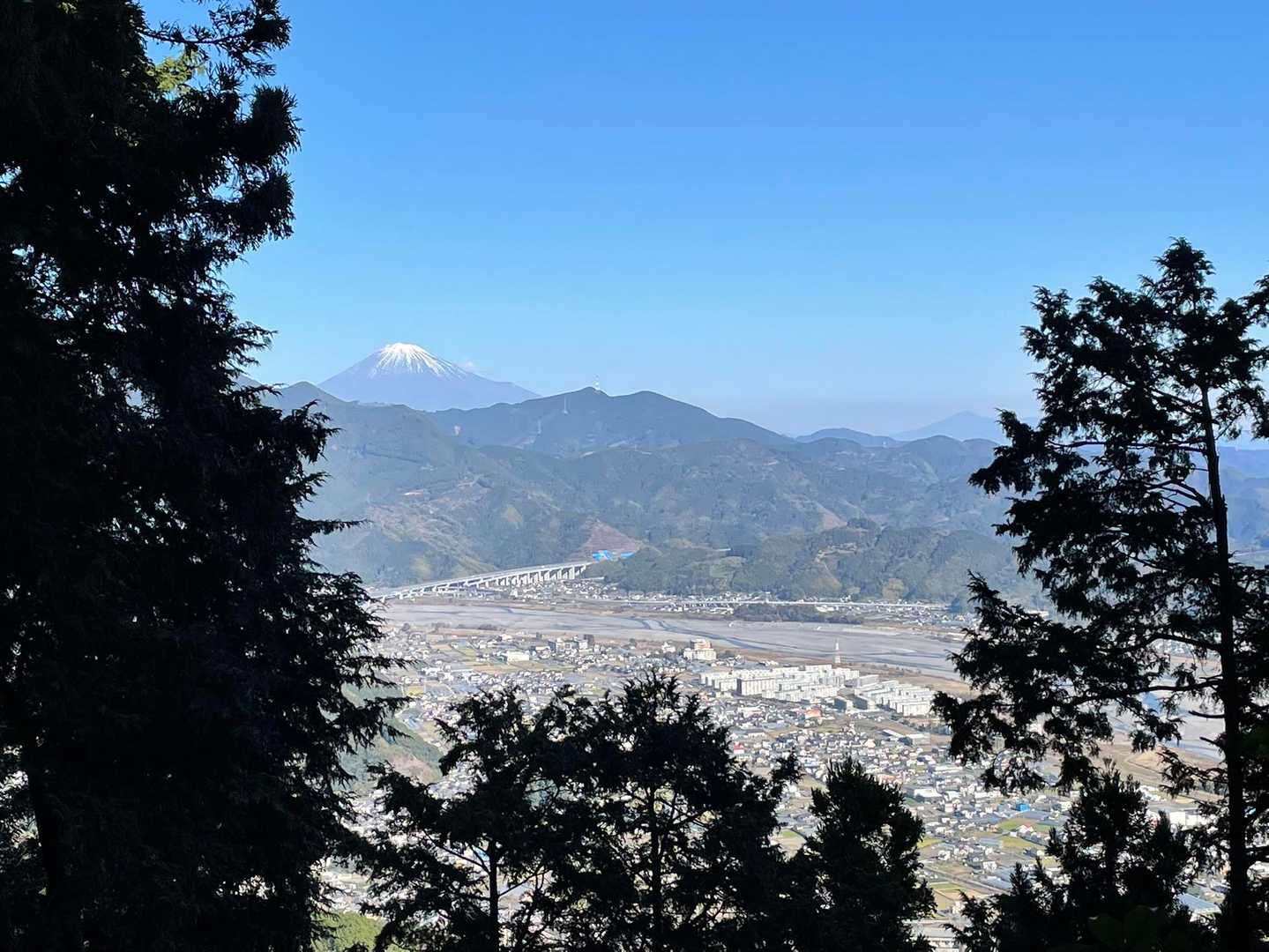 安倍城址 往復コースの写真
