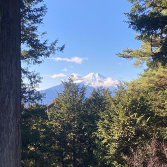 九鬼山からの富士山