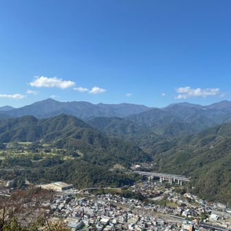 大月市内が良く見えます😊