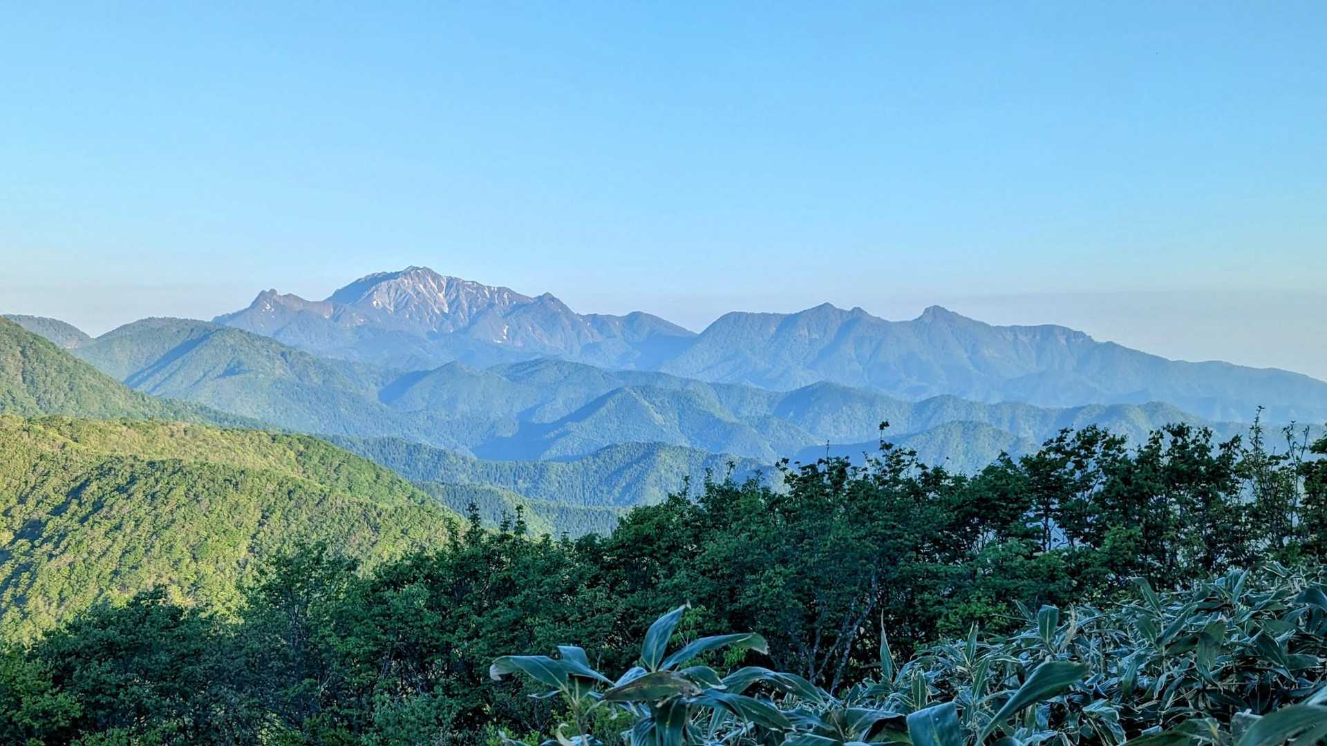 鳥ケ山と大山〜甲ヶ山