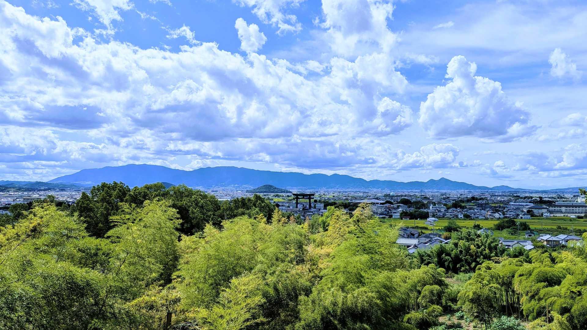 大神神社二の鳥居前バス停-大神神社-狭井神社-三輪山 往復コースの写真