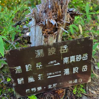 湯俣岳までの登りもしんどい
