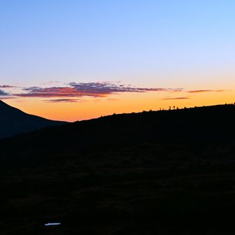 雲ノ平山荘より西方向