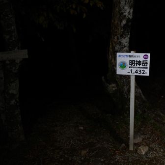 このルートは真っ暗だとすごくわかりにくいですね。
クマベルうるさくして行きました。
