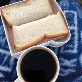 朝食☕️🥪