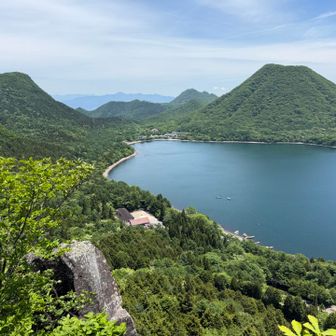 素晴らしい眺め
右から榛名富士と烏帽子岳