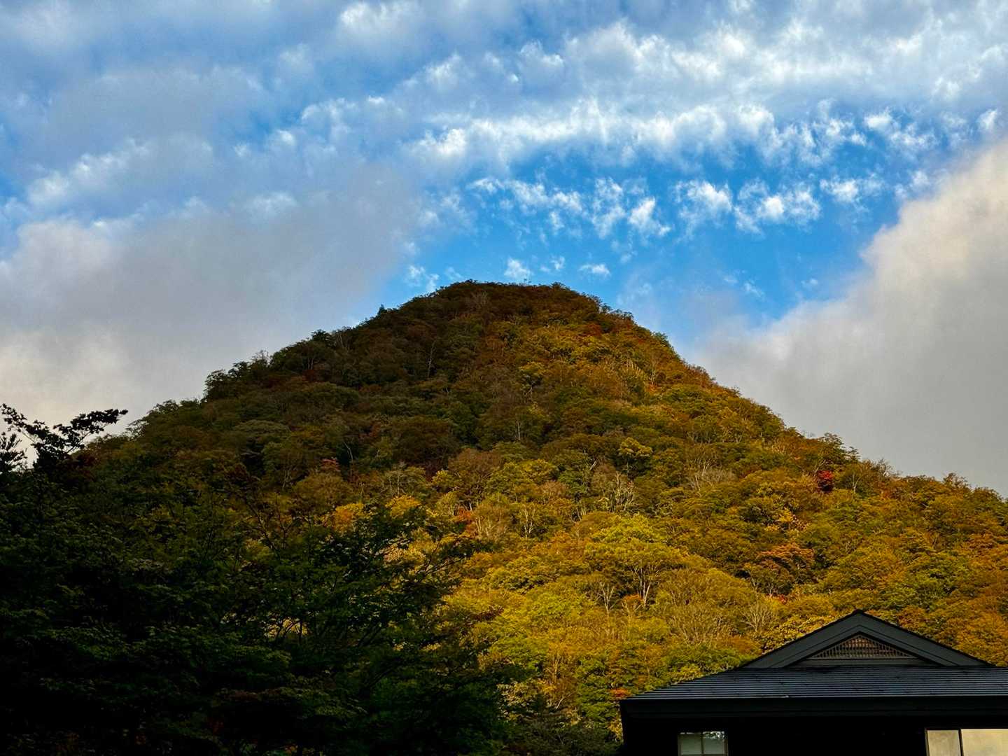 朝の光☀️
こちらは甲子山
すごい暴風🌀です〜