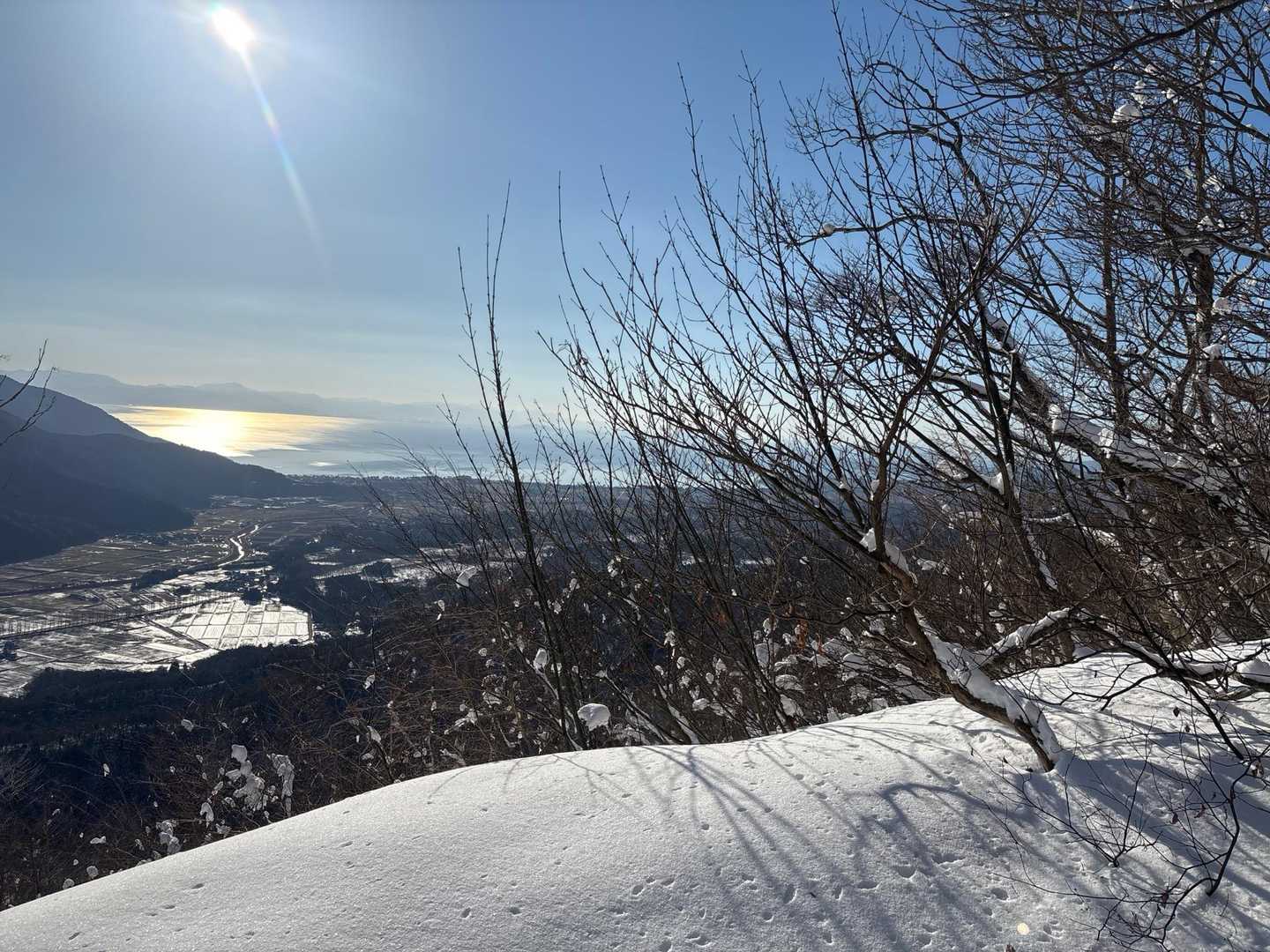 マキノ高原温泉さらさバス停-寒風 往復コースの写真