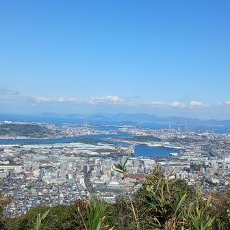 皿倉山頂からの景色とひと味　違う😍