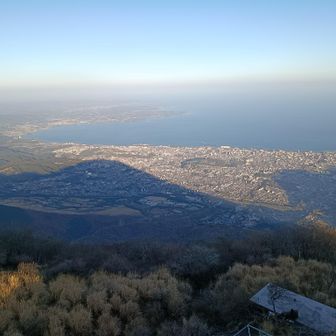 別府ロープウェイ山上駅から見た別府湾