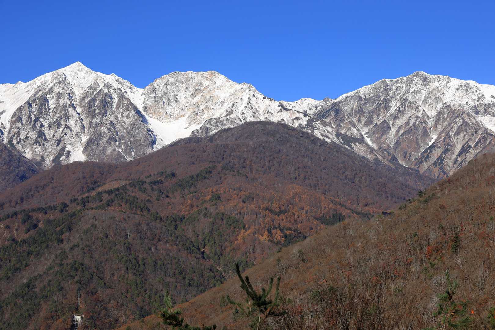 天狗の庭から白馬三山
