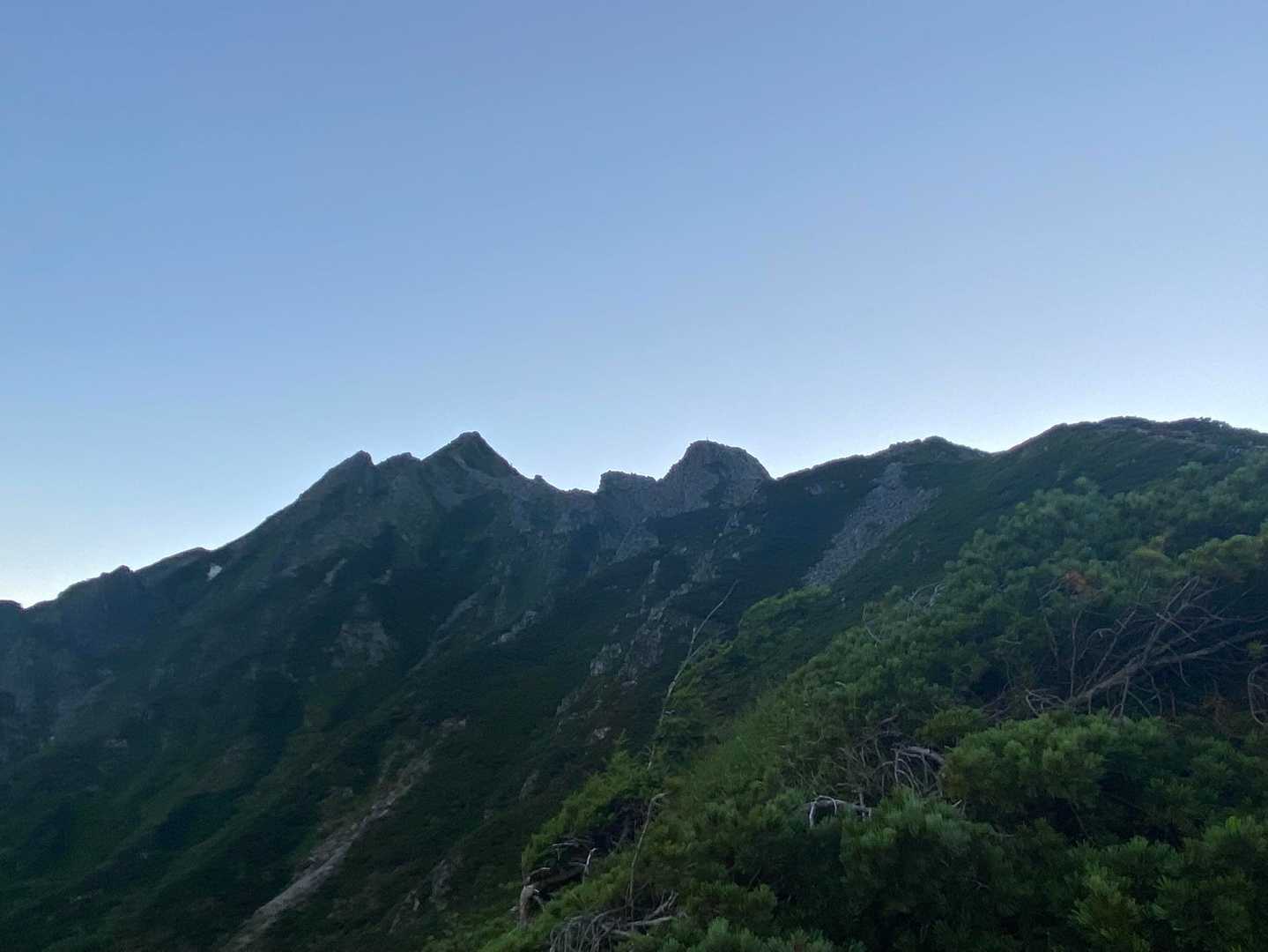 西穂丸山-西穂高岳 往復コースの写真