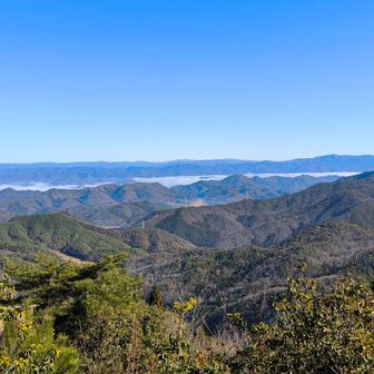 肉眼で観ると迫力あった雲海