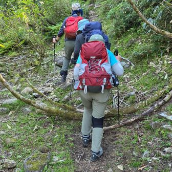 後少しで山頂！
