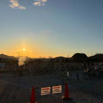 第二駐車場からの初日の出