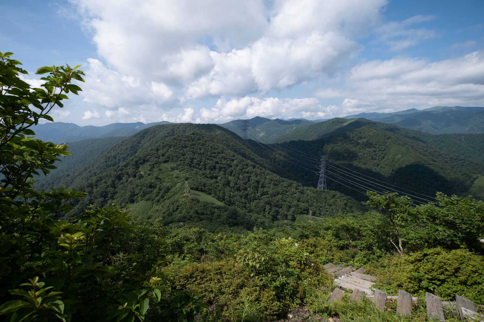 三国山の後に登る予定の長倉山